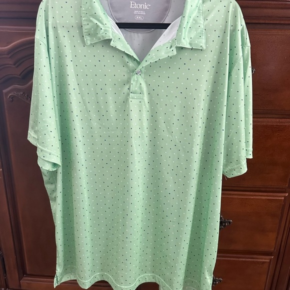 Izod Men's Mint Green Polo Shirt - Picture 5 of 10